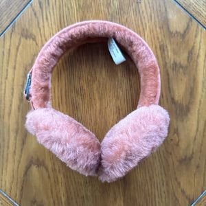 Pink UGG ear muffs